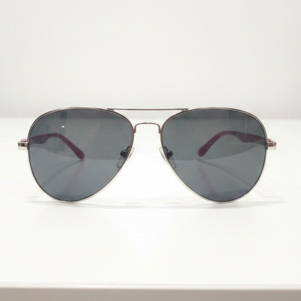 Made‎ For Retail Aviator Sunglasses Silver Frame Hot Pink Arms 234070553F